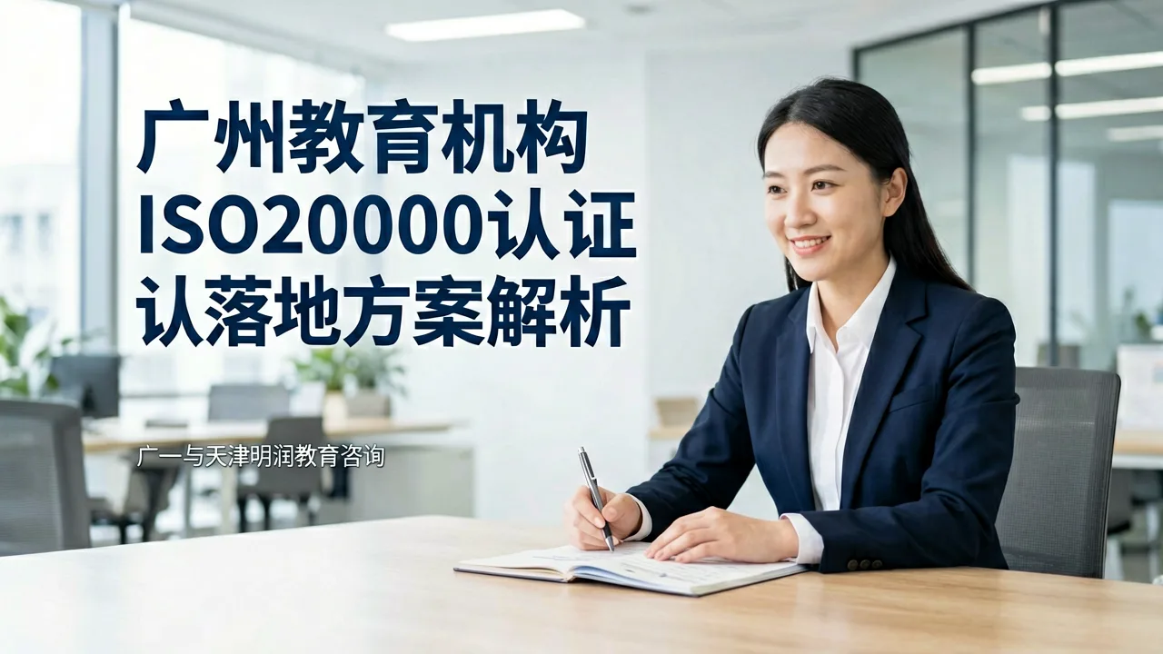 广州教育机构ISO20000认证落地方案解析